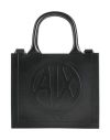 Armani Exchange Logo-embossed Tote Bag In Black