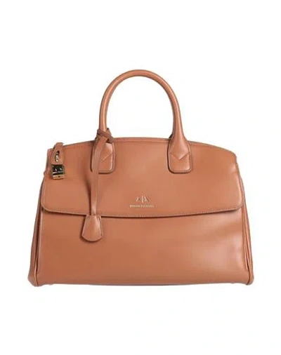 Armani Exchange Woman Handbag Brown Size - Polyester, Polyurethane