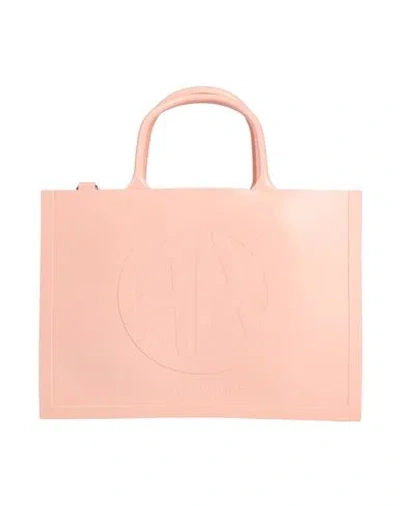 Armani Exchange Woman Handbag Light Pink Size - Pvc - Polyvinyl Chloride