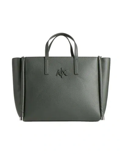 Armani Exchange Woman Handbag Military Green Size - Polyurethane