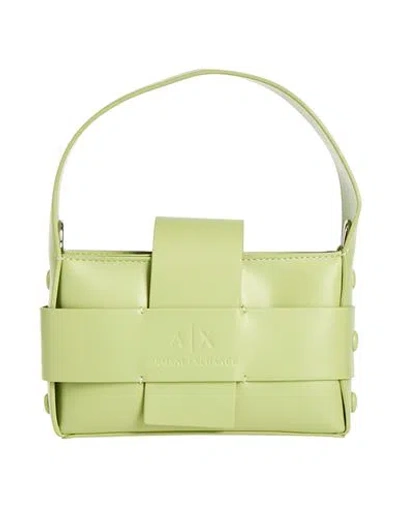 Armani Exchange Woman Handbag Sage Green Size - Polyurethane