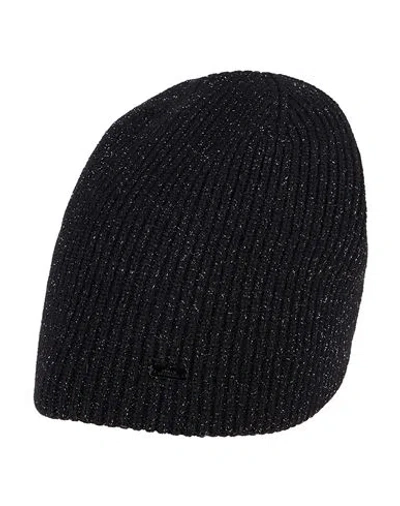 Armani Exchange Woman Hat Black Size Onesize Viscose, Polyamide, Wool, Polyester, Cashmere In Black