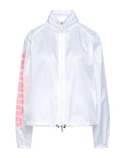 Armani Exchange Woman Jacket White Size M Polyester