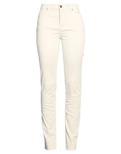 Armani Exchange Woman Jeans Beige Size 25 Cotton, Elastane In Neutral