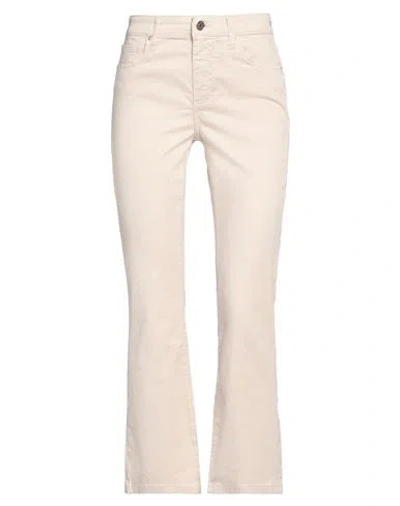 Armani Exchange Woman Jeans Beige Size 28 Cotton, Elastane