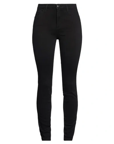 Armani Exchange Woman Jeans Black Size 24 Cotton, Polyester, Viscose, Elastane