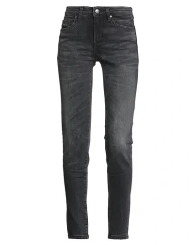 Armani Exchange Woman Jeans Black Size 25 Cotton, Elastane