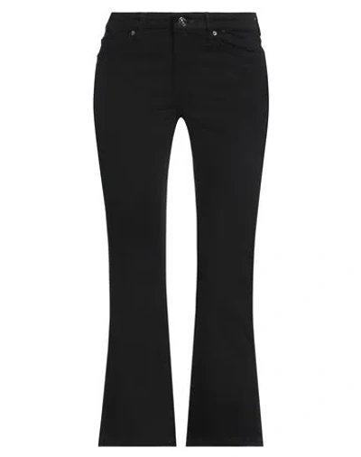 Armani Exchange Woman Jeans Black Size 25w-30l Cotton, Elastomultiester, Elastane