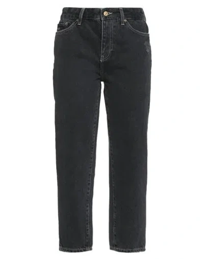 Armani Exchange Woman Jeans Black Size 27 Cotton
