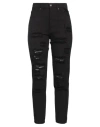 Armani Exchange Woman Jeans Black Size 30 Cotton In Black