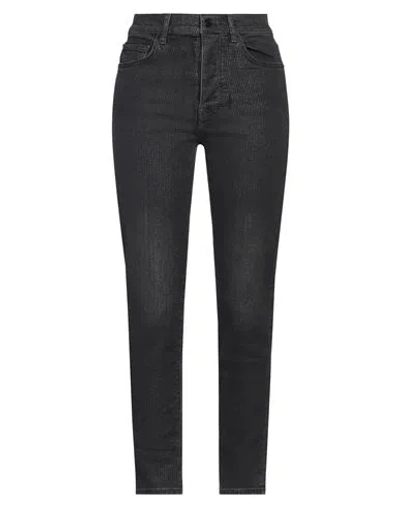Armani Exchange Woman Jeans Black Size 28 Cotton, Elastane