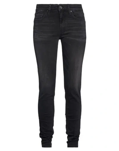 Armani Exchange Woman Jeans Black Size 30w-32l Cotton, Polyester, Elastane