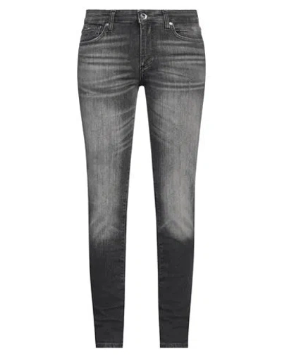 ARMANI EXCHANGE ARMANI EXCHANGE WOMAN JEANS BLACK SIZE 31 COTTON, ELASTANE