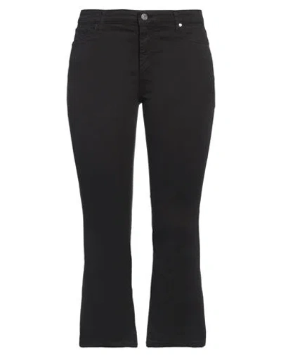 Armani Exchange Woman Jeans Black Size 28 Cotton, Elastane
