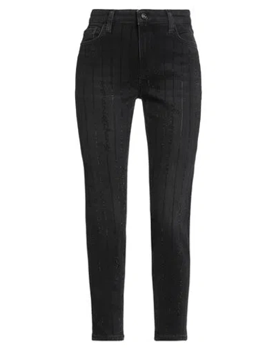 Armani Exchange Woman Jeans Black Size 31w-30l Cotton, Elastane