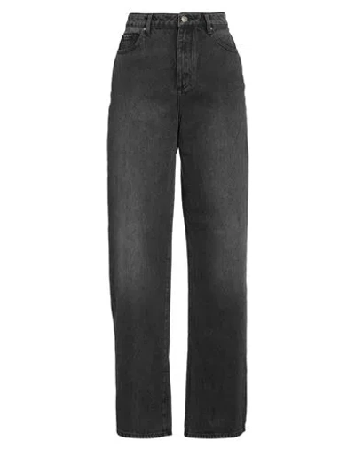 Armani Exchange Woman Jeans Black Size 32 Organic Cotton