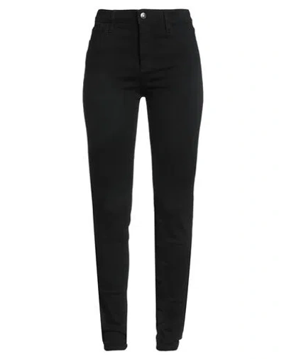 Armani Exchange Woman Jeans Black Size 32w-32l Cotton, Polyester, Viscose, Elastane