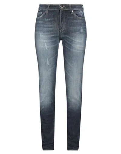 Armani Exchange Woman Jeans Blue Size 25 Cotton, Polyester, Elastane