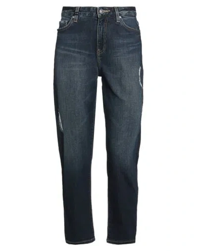 Armani Exchange Woman Jeans Blue Size 25 Cotton, Elastane