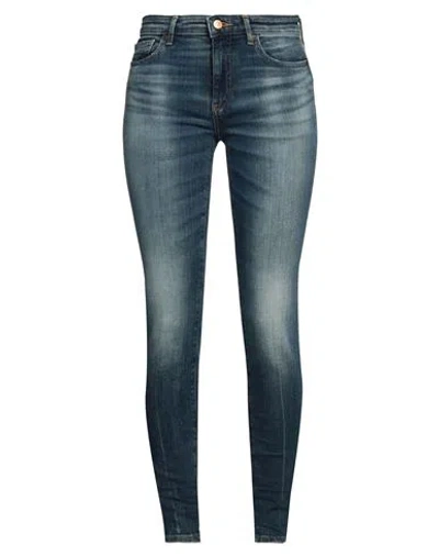 Armani Exchange Woman Jeans Blue Size 25 Cotton, Elastane