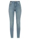 Armani Exchange J51 Carrot Fit Jeans In Stiff Denim With Embroidered Monogram In Blue
