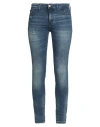 Armani Exchange Woman Jeans Blue Size 26w-32l Cotton, Elastane In Blue