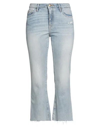 Armani Exchange Denim Cropped In Blue