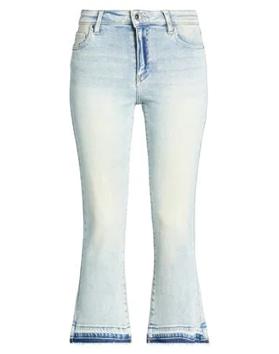 Armani Exchange Woman Jeans Blue Size 29 Cotton, Polyester, Elastane