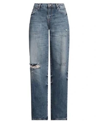 Armani Exchange Woman Jeans Blue Size 30 Cotton