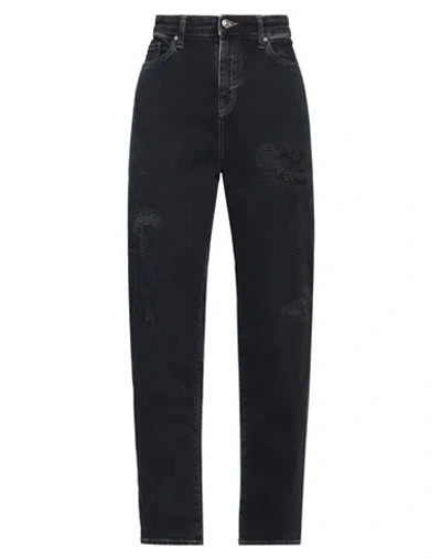 Armani Exchange Woman Jeans Blue Size 30 Cotton, Elastane