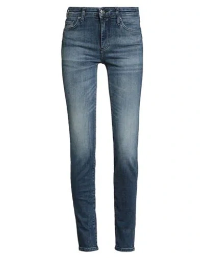 Armani Exchange Woman Jeans Blue Size 30 Cotton, Elastomultiester, Elastane