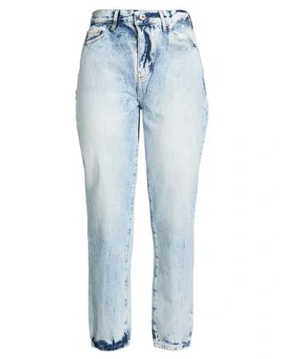Armani Exchange Woman Jeans Blue Size 31 Cotton In Multi