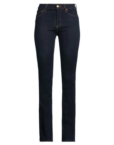 Armani Exchange Woman Jeans Blue Size 31 Cotton, Polyester, Elastane In Black