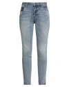 Armani Exchange Woman Jeans Blue Size 32w-32l Cotton, Elastane In Blue