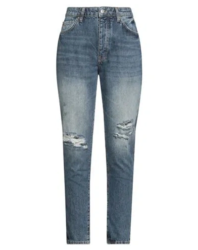 Armani Exchange Woman Jeans Blue Size 31w-32l Cotton