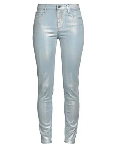 Armani Exchange Woman Jeans Blue Size 30w-32l Cotton, Polyester, Elastane