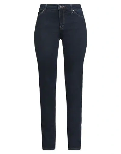 Armani Exchange Woman Jeans Blue Size 31w-32l Cotton, Polyester, Elastane