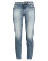 Armani Exchange Woman Jeans Blue Size 32w-32l Cotton, Elastane In Blue