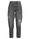 Armani Exchange Woman Jeans Charcoal Size 32 Cotton In Grey