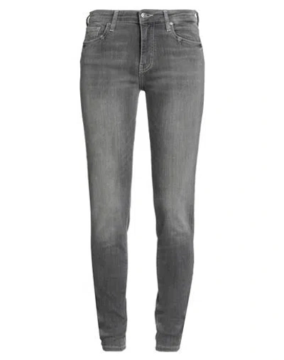 ARMANI EXCHANGE ARMANI EXCHANGE WOMAN JEANS GREY SIZE 30W-32L COTTON, POLYESTER, ELASTANE