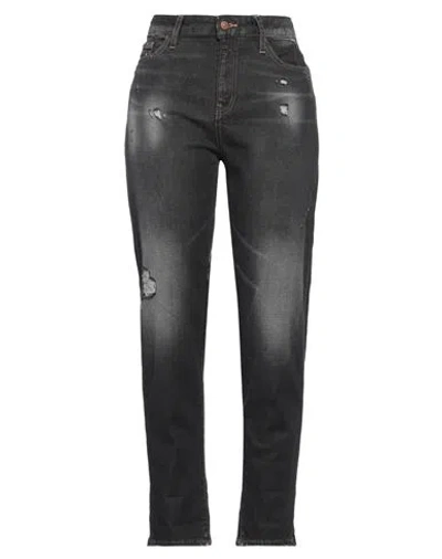 Armani Exchange Woman Jeans Grey Size 29 Cotton, Elastane
