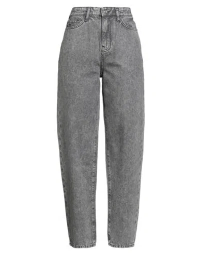 Armani Exchange Woman Jeans Grey Size 32 Cotton In Gray