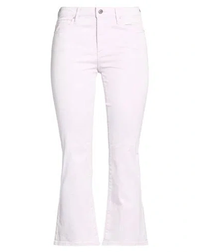 Armani Exchange Woman Jeans Lilac Size 32 Cotton, Elastane In White