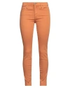 Armani Exchange Woman Jeans Tan Size 29 Cotton, Elastomultiester, Elastane In Brown