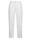 Armani Exchange Woman Jeans White Size 25 Cotton In White