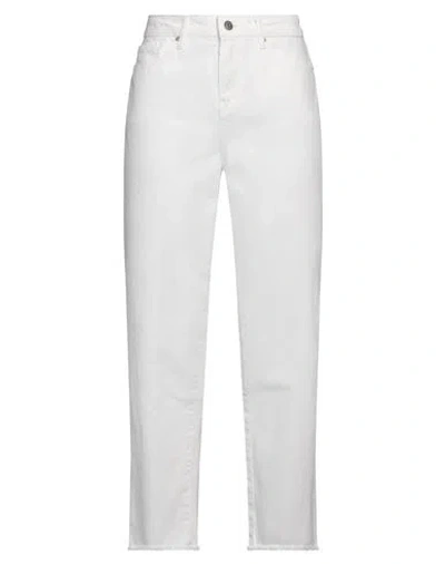 Armani Exchange Woman Jeans White Size 25 Cotton