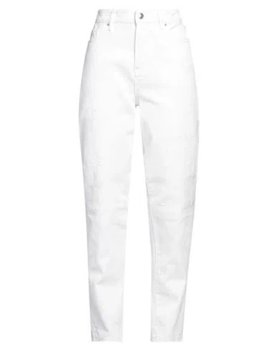 Armani Exchange Woman Jeans White Size 31 Cotton