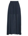 Armani Exchange Woman Maxi Skirt Midnight Blue Size 8 Viscose