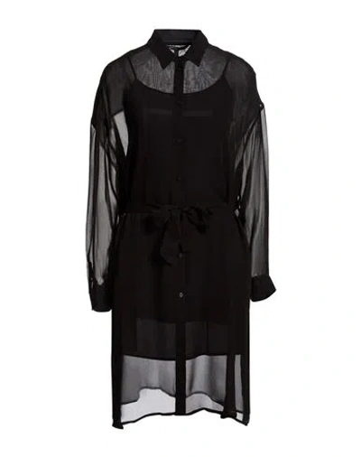Armani Exchange Woman Midi Dress Black Size 12 Viscose