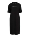Armani Exchange Woman Midi Dress Black Size L Cotton
